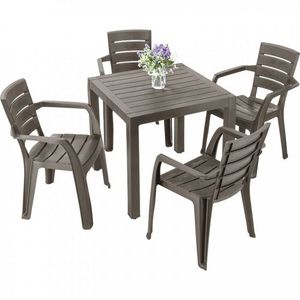 Silla con brazos Barú mocca Rimax