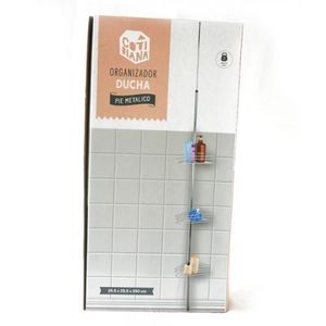 Organizador ducha 250cm cromo Cotidiana
