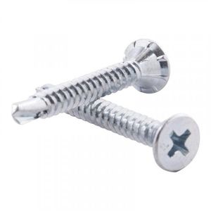 Tornillo avellanado ph ner punta broca zincado fibrocemento 7x1 1/4 50un