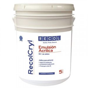 Emulsión Acrílica Recolcryl x 5 Gl Recol Neutro