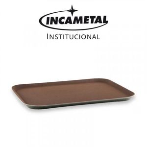 Bandeja Antideslizante Plástica Rectangular