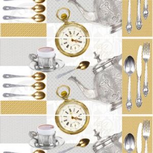 Base Decorada Teatime Multicolor 30x60Cm