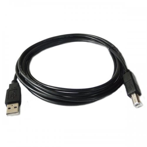 Cable Usb 1m Impresoras Am/Bm Cb.28 Awg Vel.400 Mbps Trenzado Aluminio