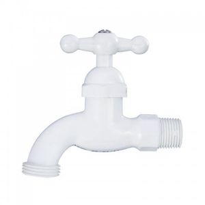 Llave Manguera 01-1901-15 Plástica Blanca