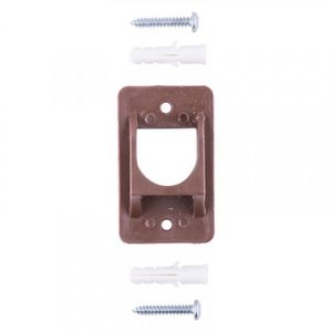 Soporte Closet Chazo Tornillo Café x4und