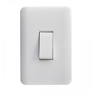 Interruptor Sencillo Conmutable Boreale Blanco