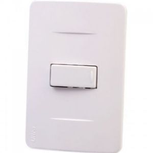 Interruptor Sencillo Ultra Conmutable Básico Blanco