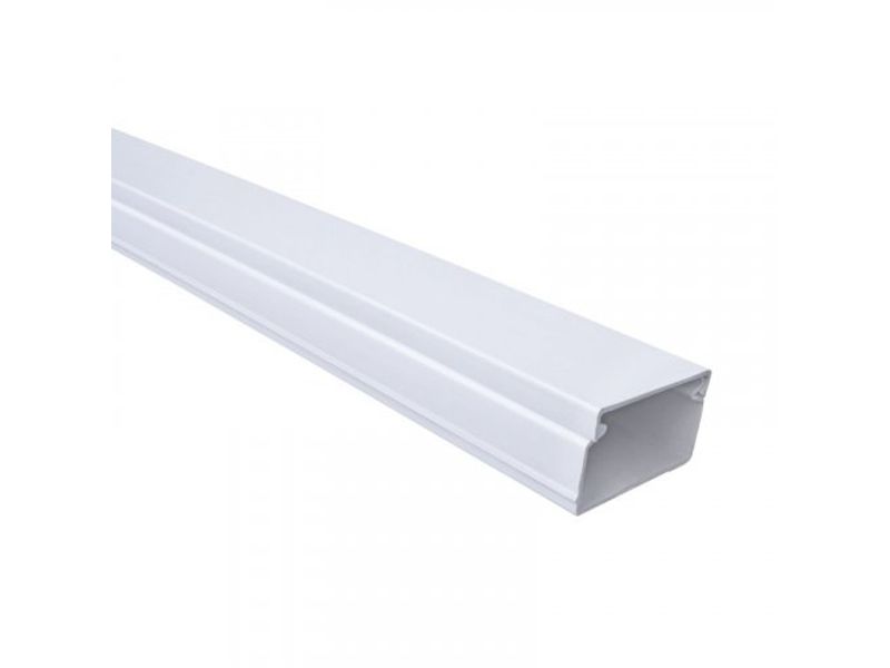Canaleta adhesiva PVC 10x15mm 2 metros blanco IP40 GSC - Mercantil