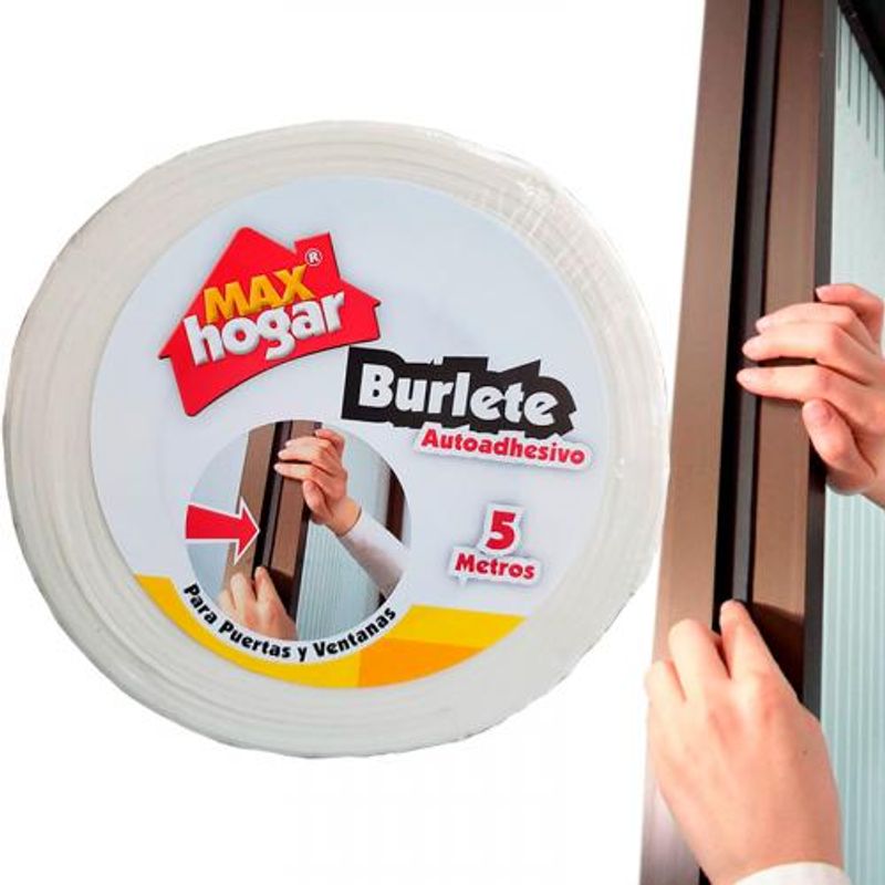 Burlete para puertas y ventanas (blanco 5m) - Burlete de espuma  autoadhesivo para puertas y ventanas Aislamiento de puertas y ventanas  Burletes Juntas para puertas y ventanas Rojo Verde