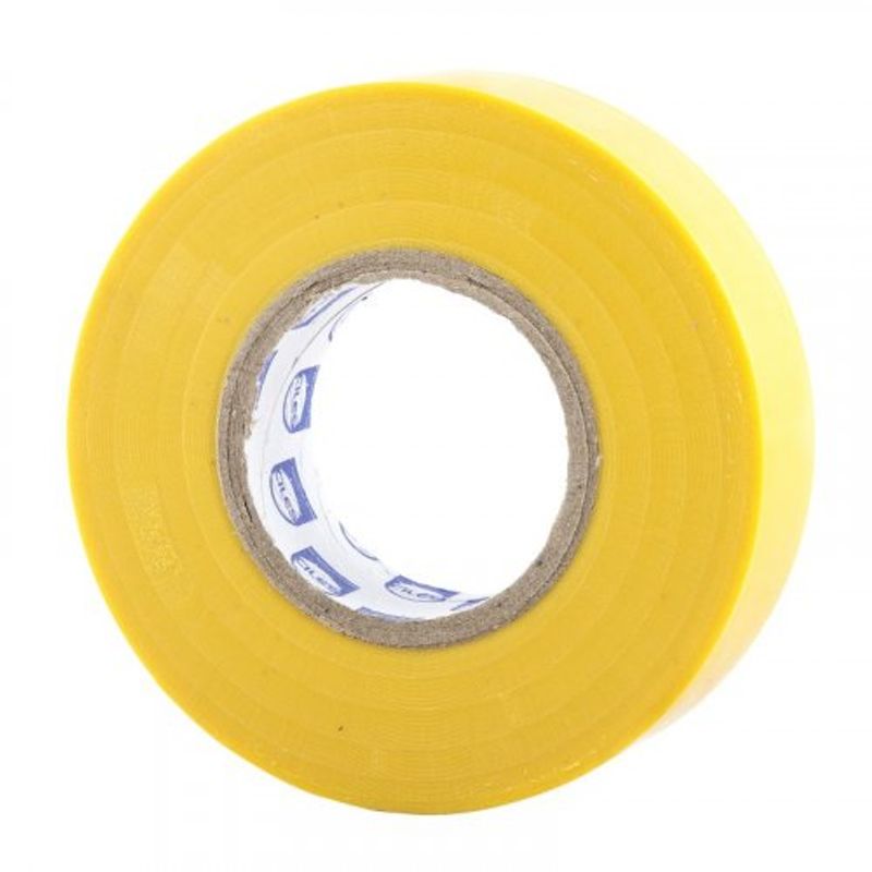 Tira adhesiva aislante de color amarillo-verde de 0,15x19mm de 20m