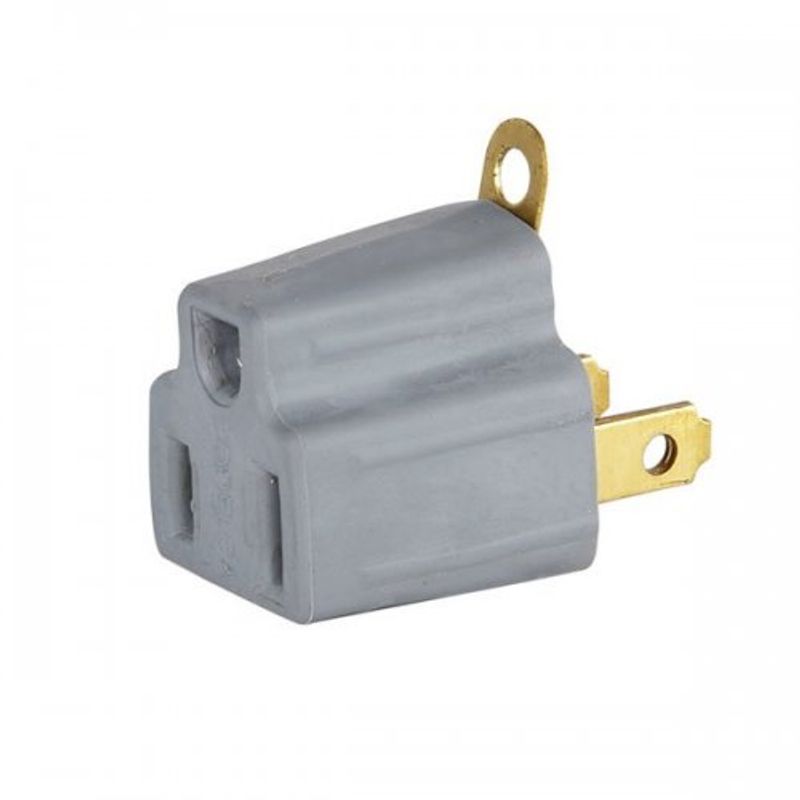 ADAPTADOR ENCHUFE 3 a 2 COMERCIAL 15A – Ferropolis