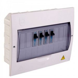 Tablero Distribución Enchufable Monofásica 6 Circuitos Blanco x110v