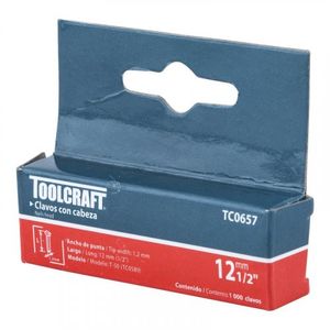 Clavos 12 Mm Tc0589 Con Cabeza x1000Und
