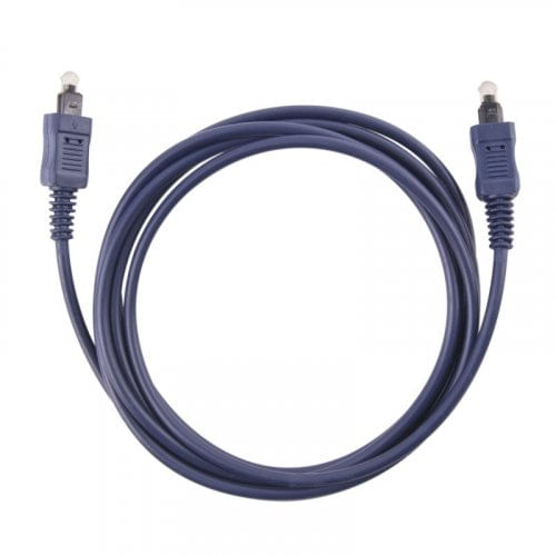 Cable Audio Digital Optico Toslink Alta Calidad Encordado 1m