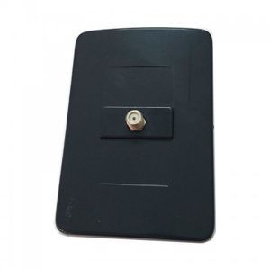 Salida Coaxial Ultra Básica Negro