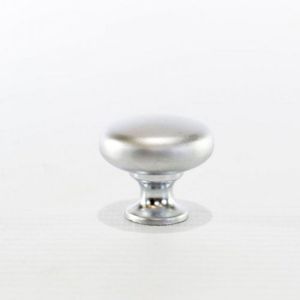 Botón 25 x 22 mm Cromo Mate