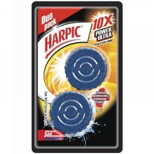 Harpic Desinfectante Para Inodoros Pastillas Azules x 2 Unidades