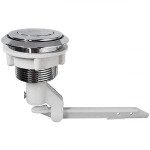 Botón para Sanitario de Descarga Sencilla de 38mm, con Adaptador de 48mm Ref. 800FS-3848