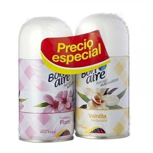 Bonaire Aerosol Automático 250 ml Repuesto x2 Floral-Vainilla