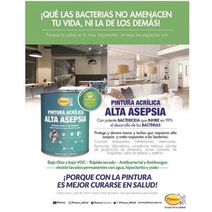Pintura Acrílica Alta Asepsia Blanco Galón