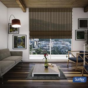 Cortina Romana Bambú 160x180cm Seúl Sunflex