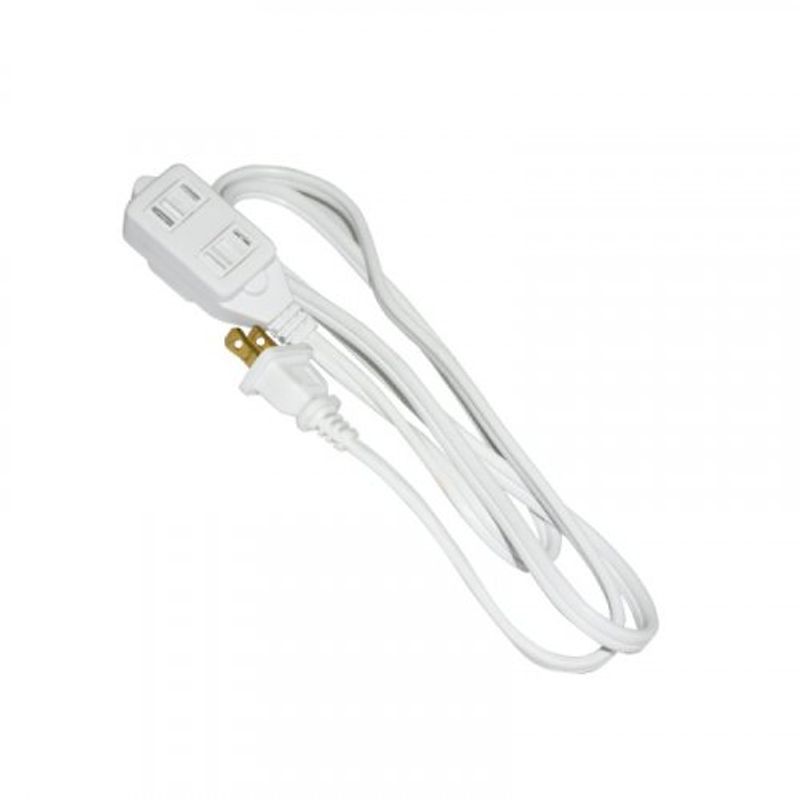 Extensión Eléctrica Polarizada de 1.5 Metros, Calibre 14, 3 Salidas