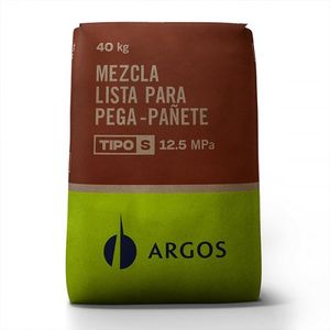 Mortero Seco Pega-Pañete Tipo S x40Kg Argos