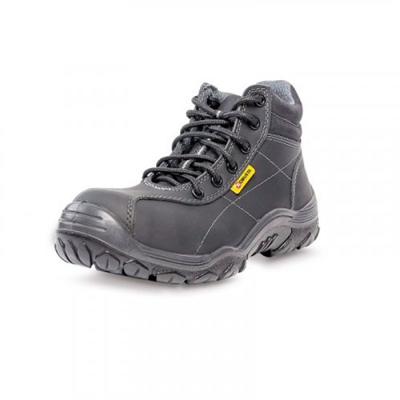 Bota De Seguridad Dama Raider Con Zipper Negro Talla 40