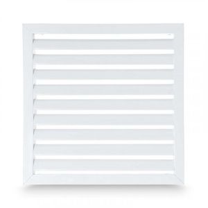 Rejilla Ventilacion Aluminio Aletas Curvas 20x20