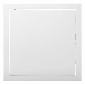 Tapa Registro Aluminio Tipo Palanca 30x30 Blanca