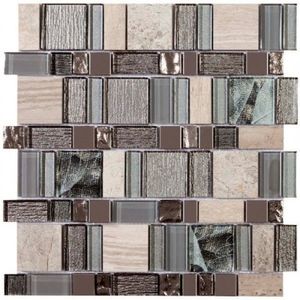 Mosaico America grey 30x30 Cm