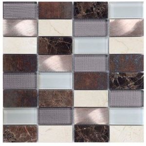 Mosaico Infinity Brown 30x30 Cm