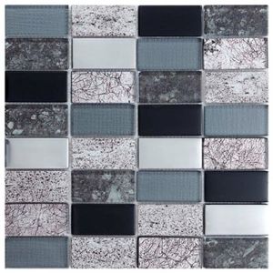 Mosaico Infinity Black 30x30 Cm