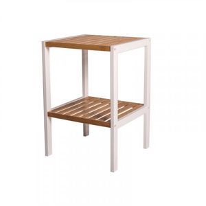 Repisa 2 niveles Bamboo 34x33x50cm Cotidiana