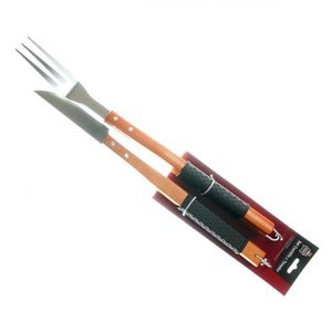 Set Cuchillo-Tenedor Madera Pro