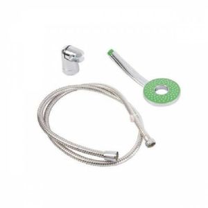 Set Ducha 1 Funcion Verde+Soporte+Flex Imp