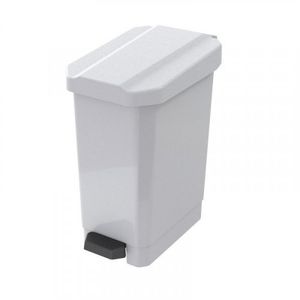 Caneca Papelera Pedal 22 Lt Blanco Estra