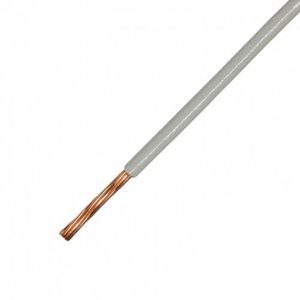 Cable Cobre N12 Blanco 1 Mt .