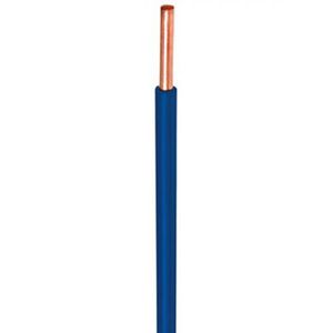 Alambre Cobre N10 Azul 1Mt .