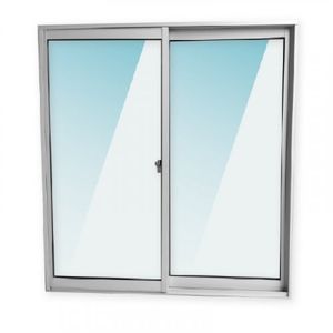 Ventana Corrediza Aluminio 1.00 x 1.00Mt 4Mm