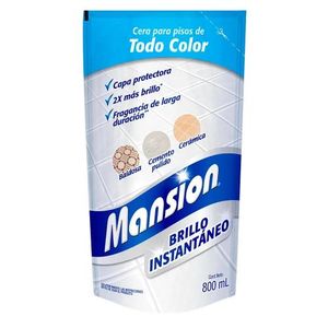 Cera Mansion Brillo Instantaneo Todo Color 800ml