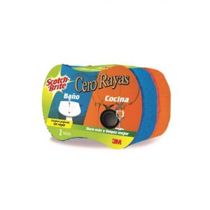 Pack esponja Cero Rayas Cocina x 1 + Cero Rayas Baño x1