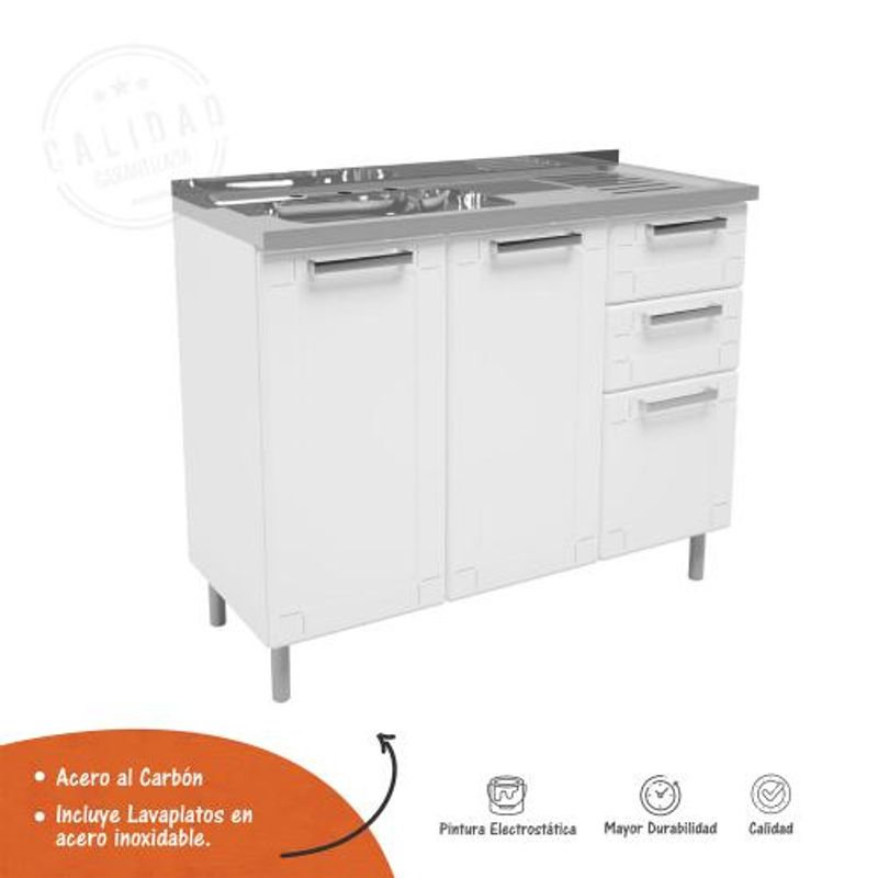 mueble-inferior-con-lavaplatos-2-cajones-105cm-blanco-1