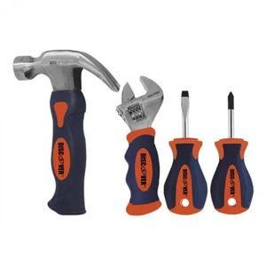 Juego 4 Piezas Herramientas Stuby Mart Llave Destor Pala