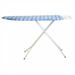 Tabla Planchar Malla 122x38 Cuadros Azul