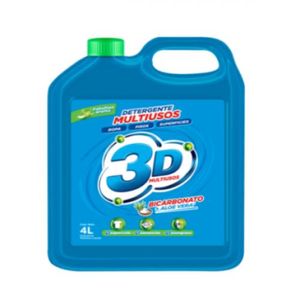 Detergente Liquido 3D x 4L