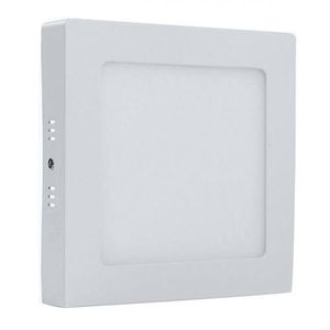 Panel Led Cuadrado Sobreponer 12W 6Plg L.Calida Multivoltaje