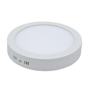 Panel Led Redondo Sobreponer 24W 10Plg L.Fria Multivoltaje