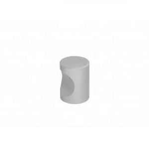 Boton 072 Aluminio Anodizado Plata 32Mm