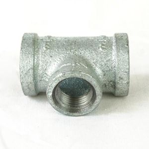 Tee 3/4x1/2 Galvanizada